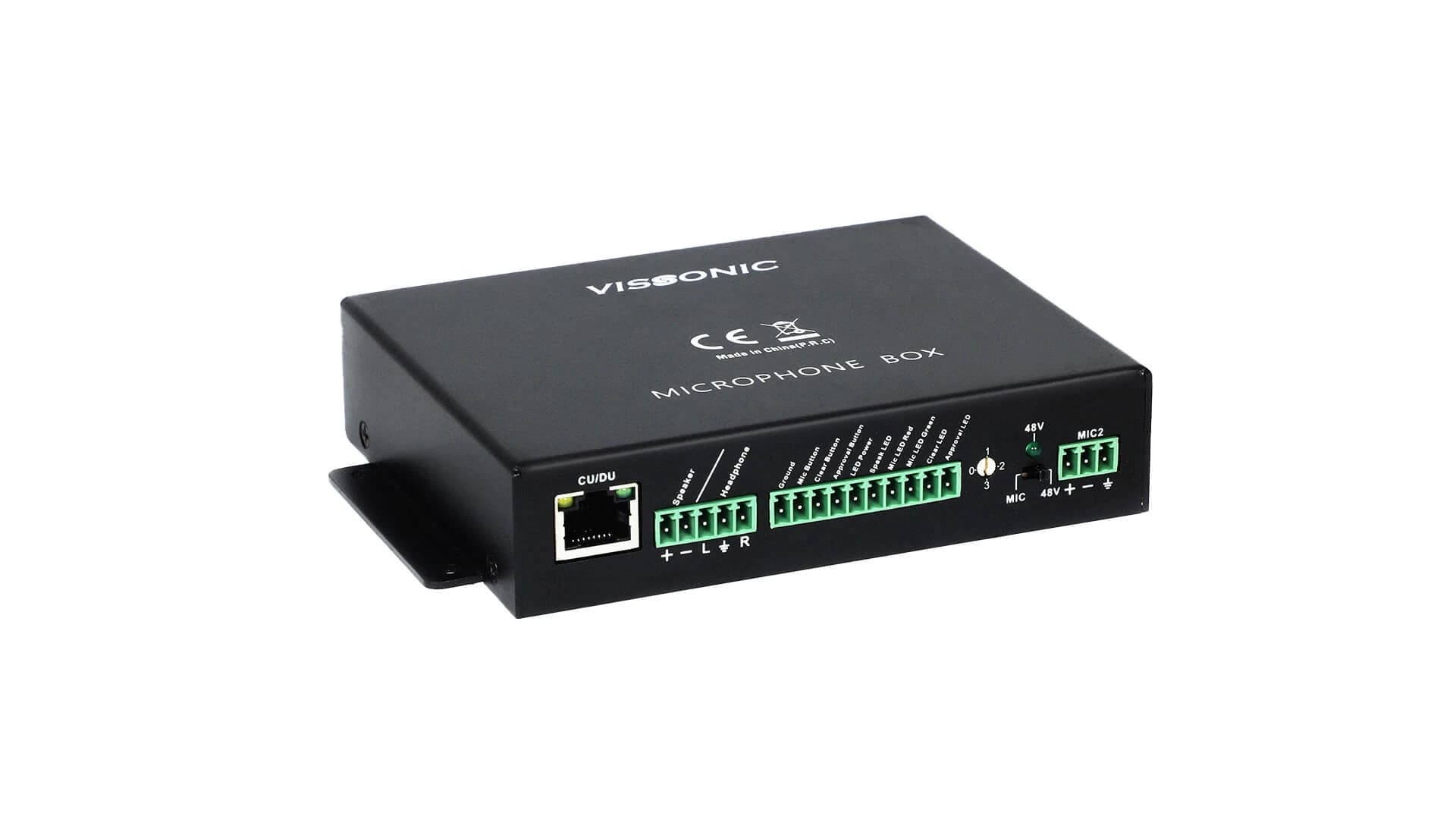 Caja de Interfaz de Micrófono Multifunción