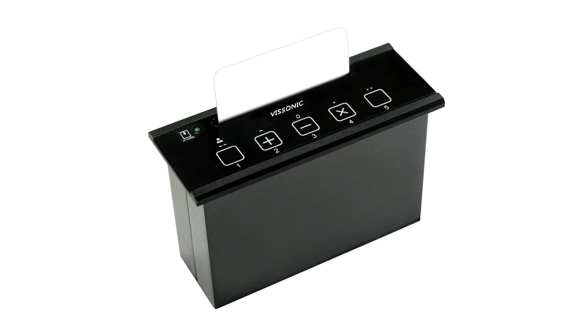 Flush-Mount Digital Voting Unit with IC Reader VIS-DVU-FS1