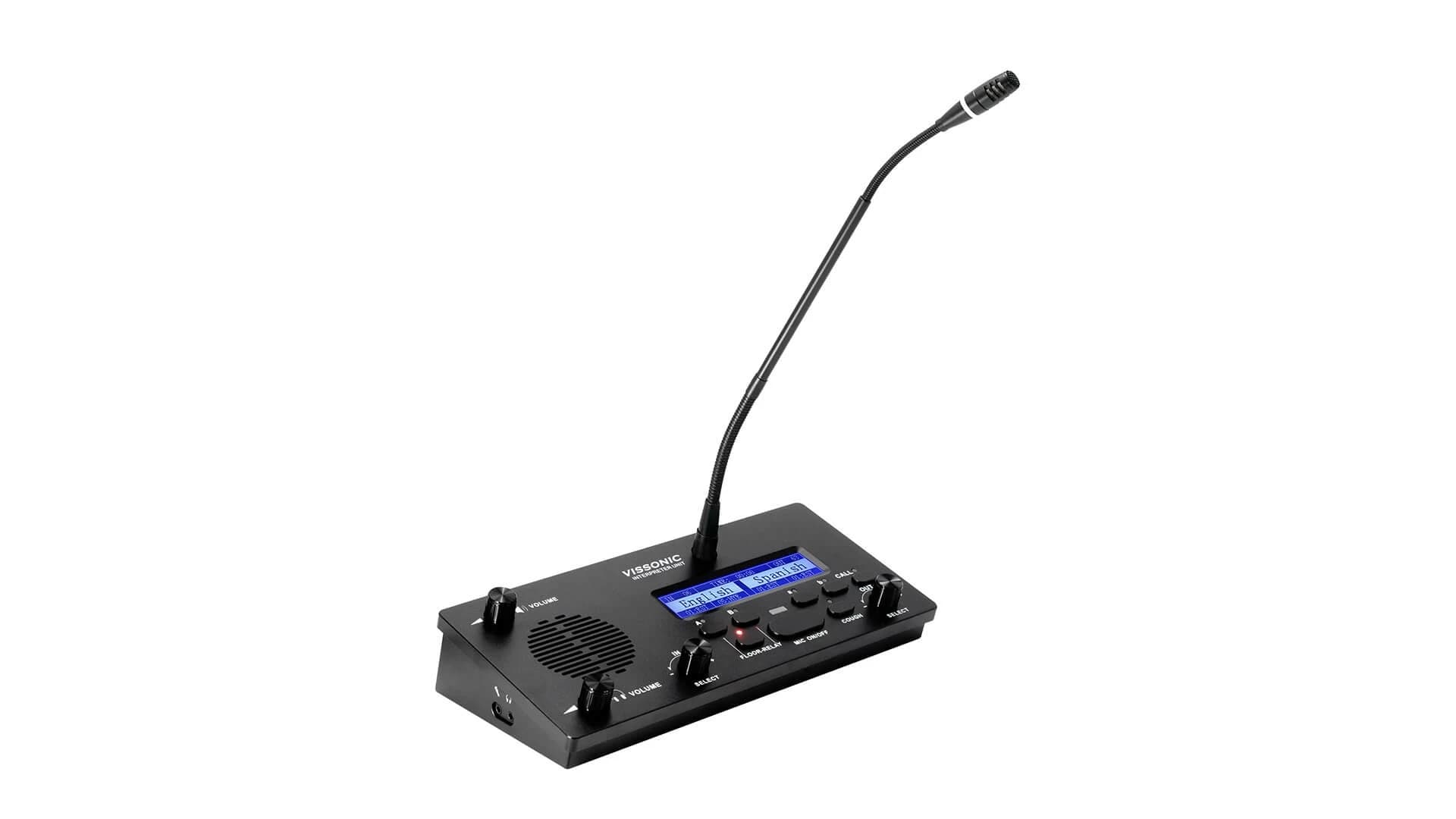 Pupitre de Intérprete Digital de 64 Canales VIS-INT64