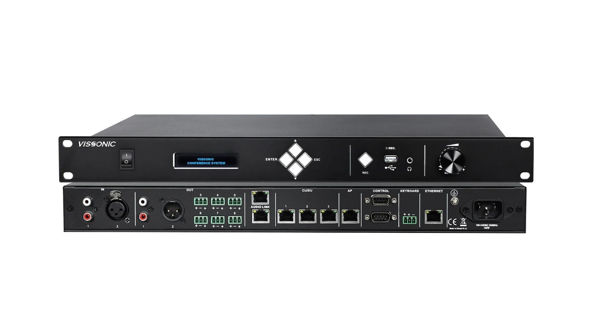 VIS-DCP2000-D デジタルネットワーク会議プロセッサー